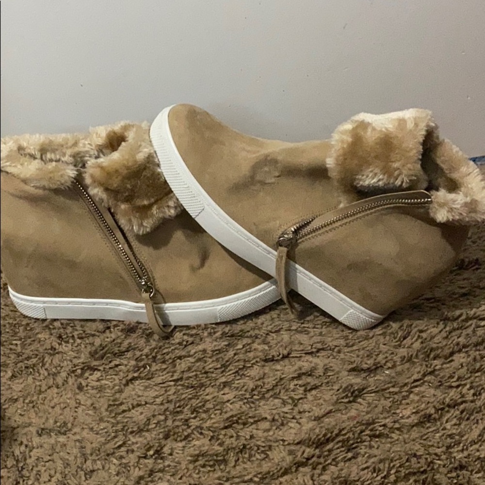 BRASH heeled slip on